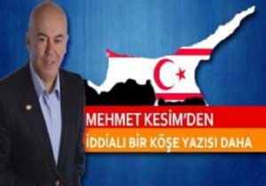Mehmet Kesim Yazd.. Trk Askersiz KKTC Hayal Bile Edilemez